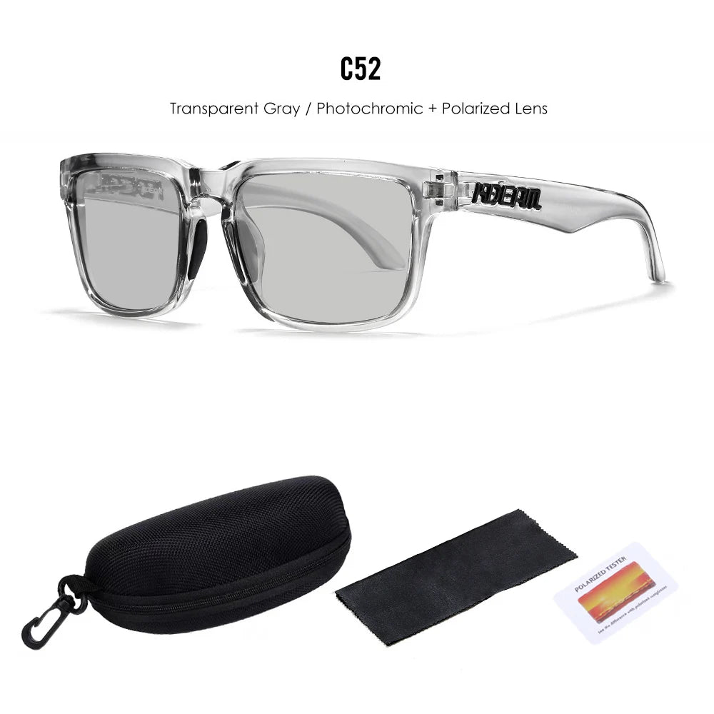 2025 KDEAM Polarized Sunglasses Red Mirror Lens Unisex Outdoor Eyewear