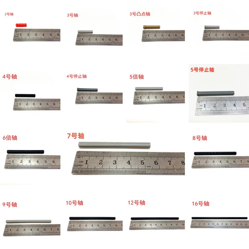 120PCS MOC Technology Blocks Plastic Axle Sticks Compatible with Various Models