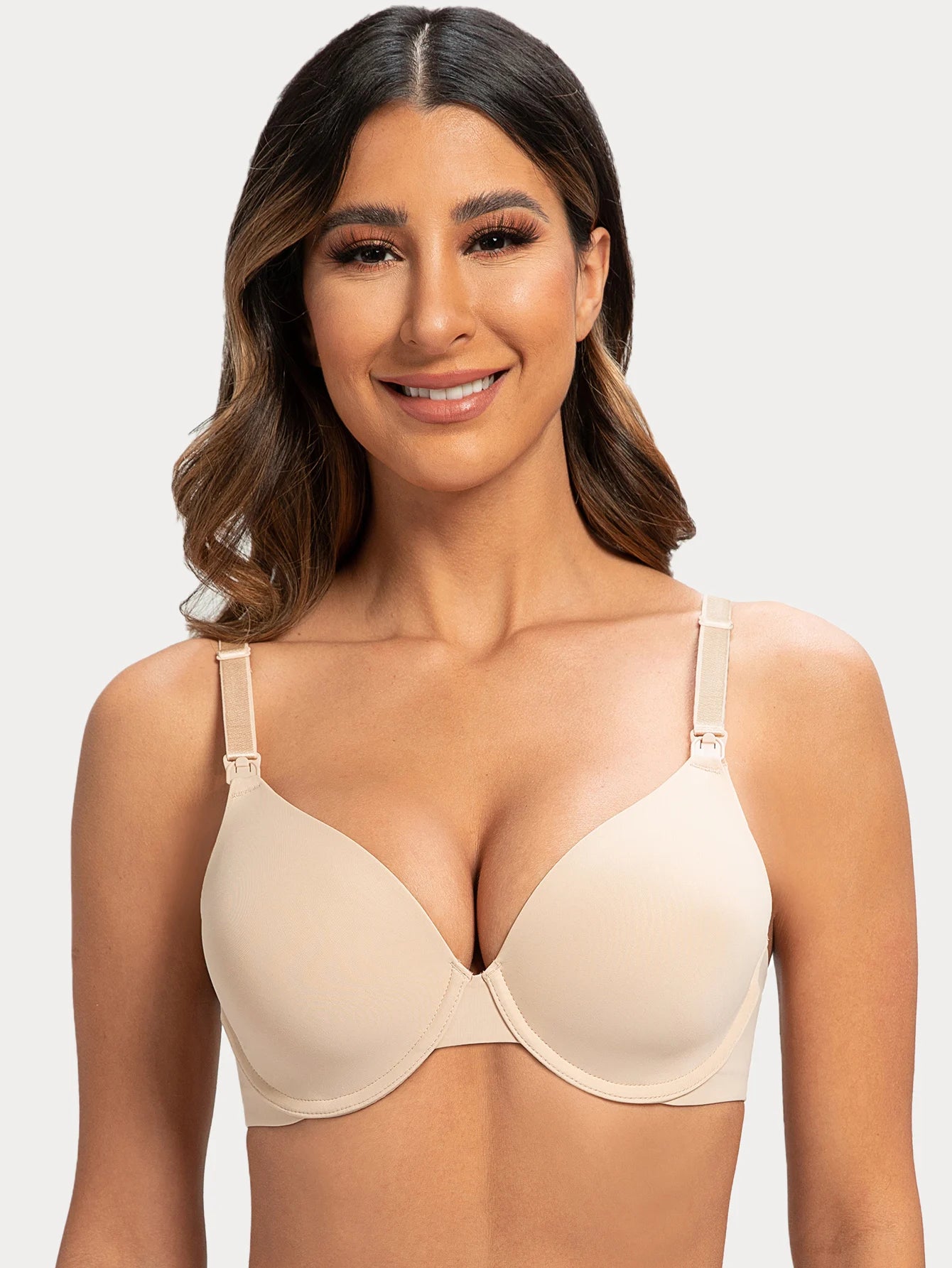 Maternity Plus Size Underwire Nursing Bra for Breastfeeding Support