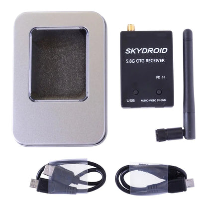 Skydroid 5.8Ghz 150CH True Diversity UVC OTG Smartphone FPV Receiver for Android Tablet PC VR Headset FPV System RC Drone-EXPROTAS