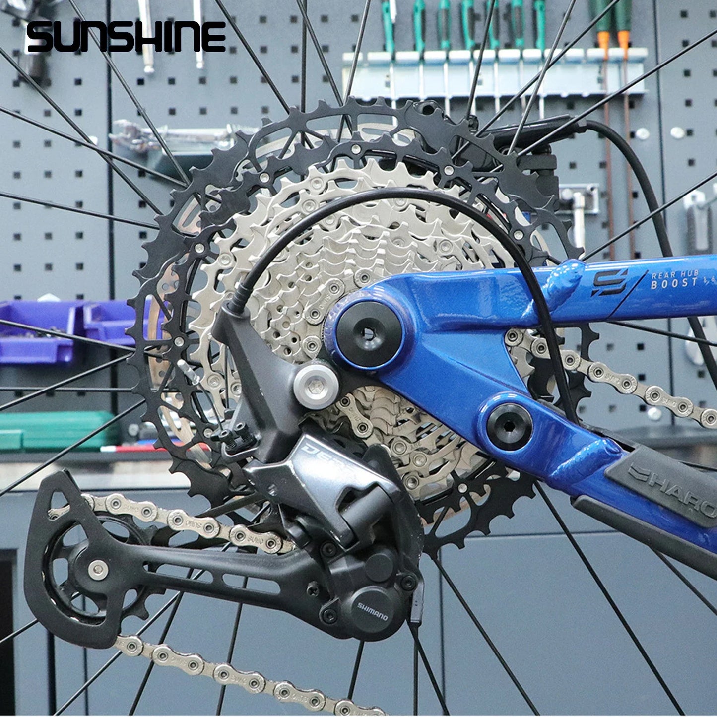 SUNSHINE Ultralight MTB Bike Cassette HG 9–13 Speed Carbon Steel Sprocket - EXPROTAS
