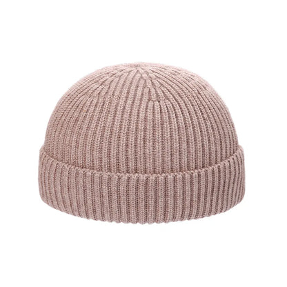 Winter Wool Knitted Beanie Hat Men Women Warm Cap Unisex Skull Cap