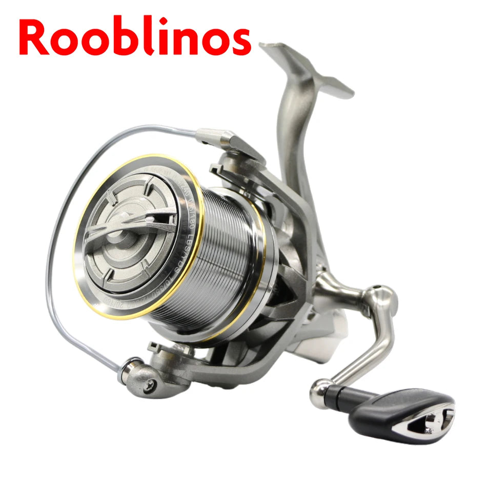 Rooblinos Spinning Reel 25KG Ultralight Metal Front Drag 8000-14000