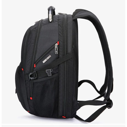 Swiss-Multifunctional bags Durable 17 Inch Laptop Backpack, Travel Bag,College Bookbag,USB Charging Port,Water Resistant-EXPROTAS