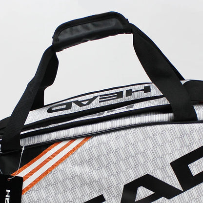 HEAD Tennis Rackets Bag Large Capacity 3-6 Pieces Tennis Backpack Badminton Gymbag Squash Racquet Bag With Separated Shoes Bag-EXPROTAS