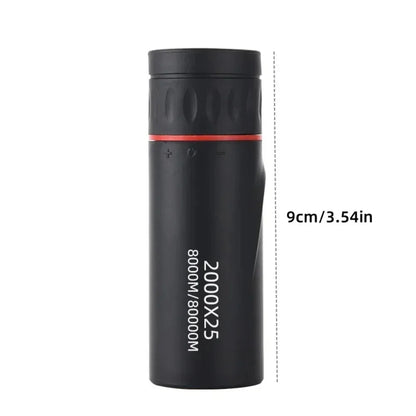 Portable Phone Holder Monocular Telescope 2000x25 Mini Birdwatching Scope