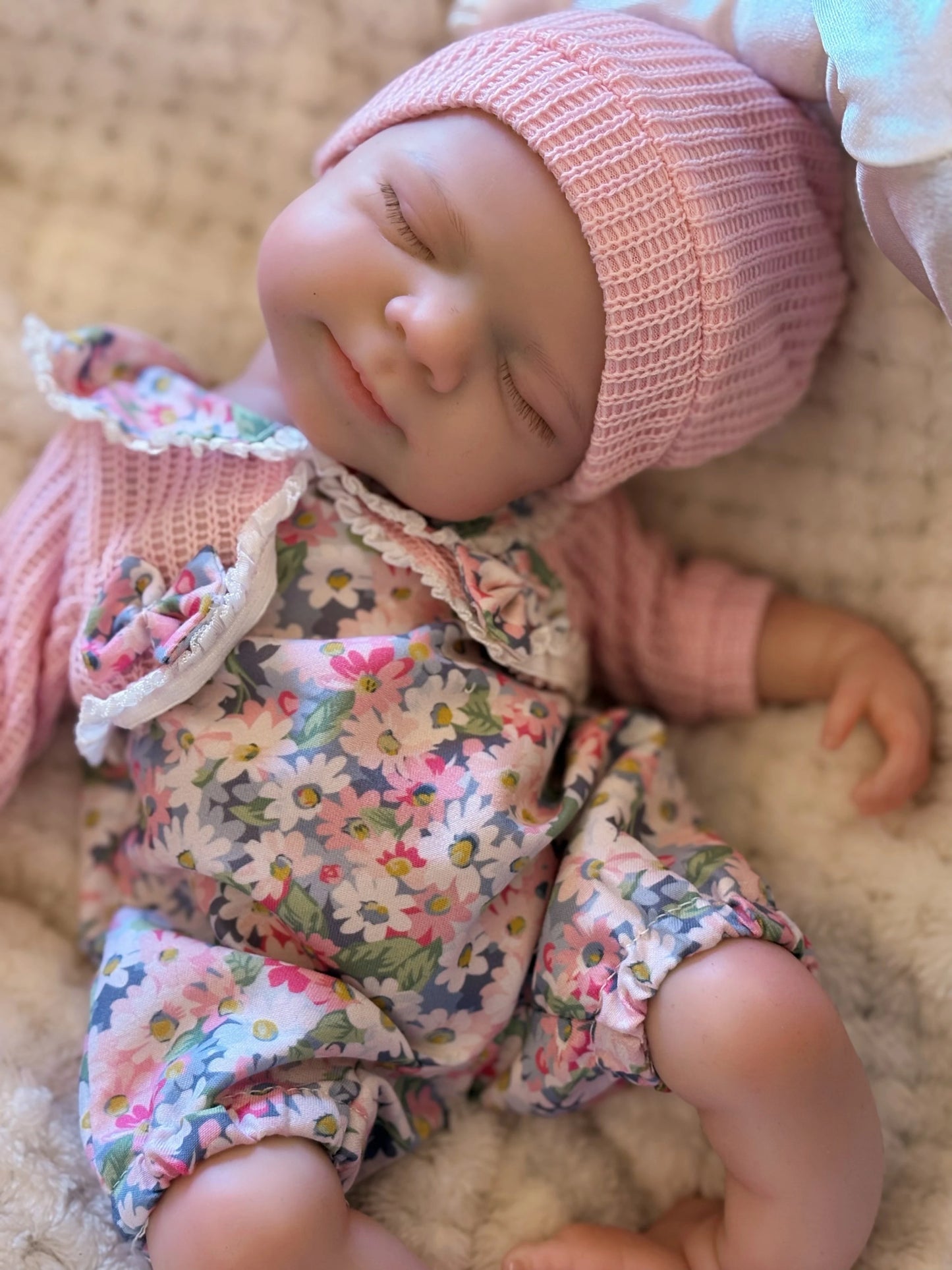 13 Inch Pascale Vivienne Silicone Reborn Girl Doll Open Mouth Full Body Painted