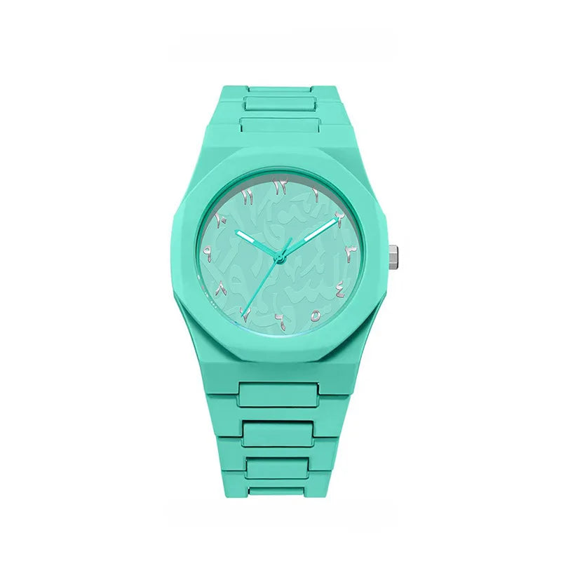 Unisex Dopamine Sports Watch Waterproof Stainless Steel Fashion Quartz Trend Style