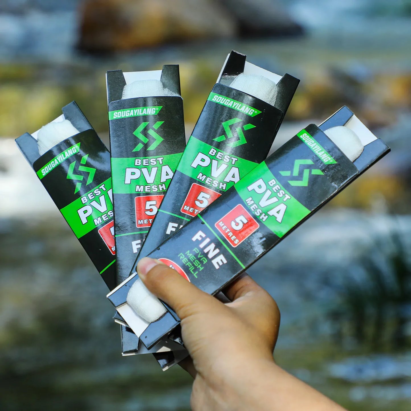 5M Fishing Net PVA Soluble Mesh for Carp Bait Lure Freshwater Angling