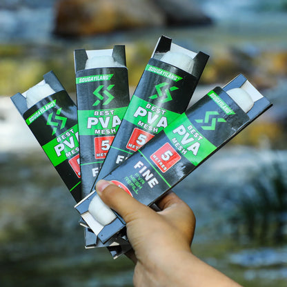 5M Fishing Net PVA Soluble Mesh for Carp Bait Lure Freshwater Angling