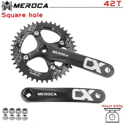 104BCD MTB Crankset 170mm Aluminum Square Taper 32T-42T Chainring