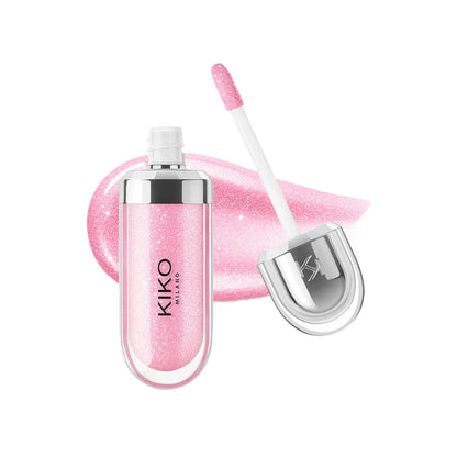 Kiko 3D Mirror Lip Gloss Waterproof Non-Stick Red Shiny Lip Glaze 6.5ml