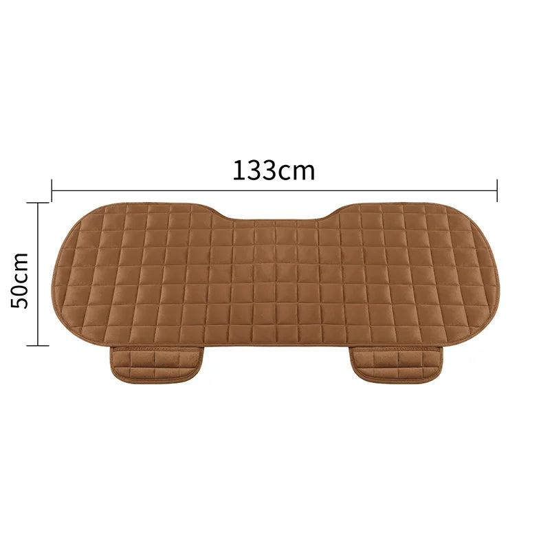 Car Seat Cover Front Universal Protector Waterproof Plush Pad for SUV Van
