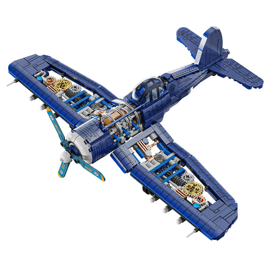 Military Attack Airplane Building Block Set Toy Gift for Kids & Adults Bricks