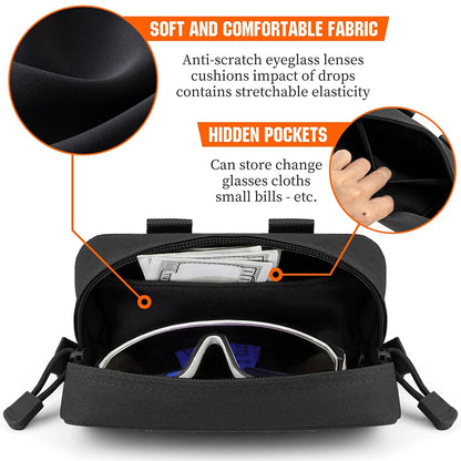 Tactical Sunglass Case Molle Shockproof Protective Box for Glasses & Sunglasses
