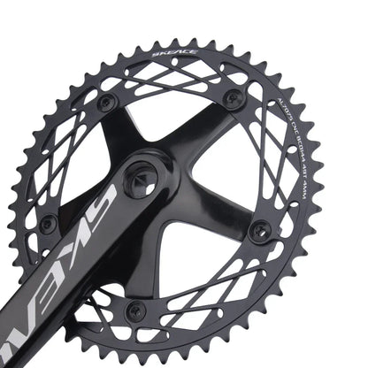 SKEACE 144BCD Track Crankset Square Taper 165mm Single Speed 49T Alloy