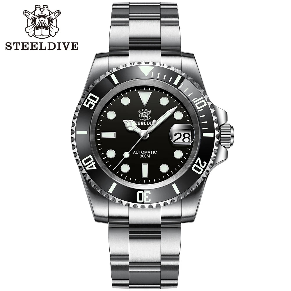 Steeldive SD1953 41mm NH35 Dive Watch 30ATM Ceramic Bezel Automatic Men