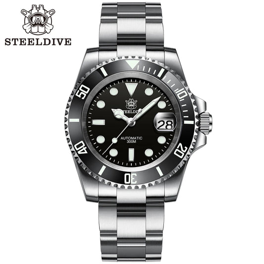 Steeldive SD1953 41mm NH35 Dive Watch 30ATM Ceramic Bezel Automatic Men