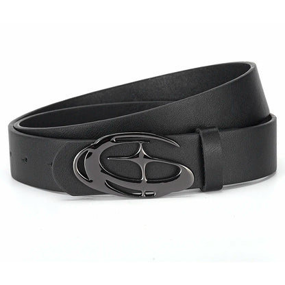Men's Smooth Buckle Belt Unique Fashion Casual Pants Accessories Birthday