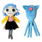 Coraline Plush Doll 28cm Soft Kawaii Figure Toy Cute Birthday Gift