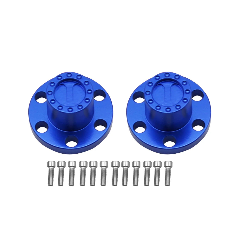 1/10 RC Crawler Metal Wheel Center Dust Caps 6-Hole for 1.9" & 2.2" Wheels - EXPROTAS