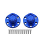 1/10 RC Crawler Metal Wheel Center Dust Caps 6-Hole for 1.9" & 2.2" Wheels - EXPROTAS