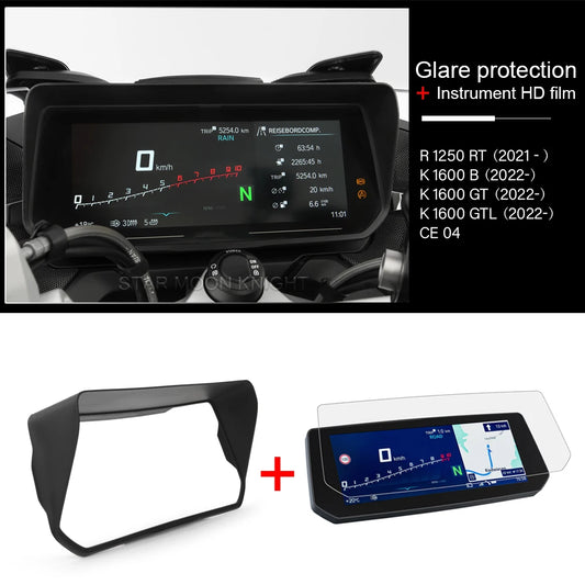 BMW R1300RT R1250RT K1600GT K1600GTL K1600B Cockpit Glare Protection Cover