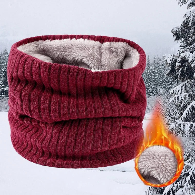 Ski Neck Scarf Thermal Fleece Warmer Winter Snood for Men Women Cycling