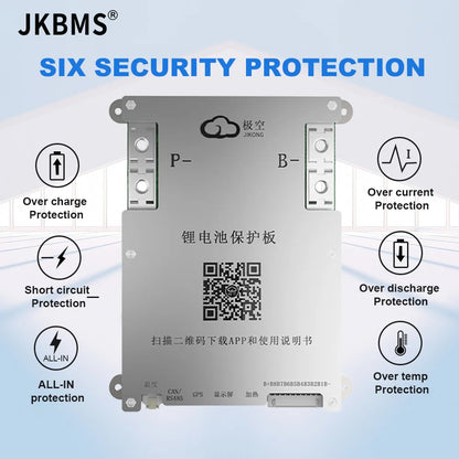 12V 24V Smart Battery BMS 2A Active Balance Rechargeable Li-ion JK