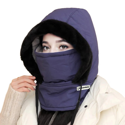 Winter Hat Waterproof Windproof Warm Down Cap for Men Women Outdoor Skiing