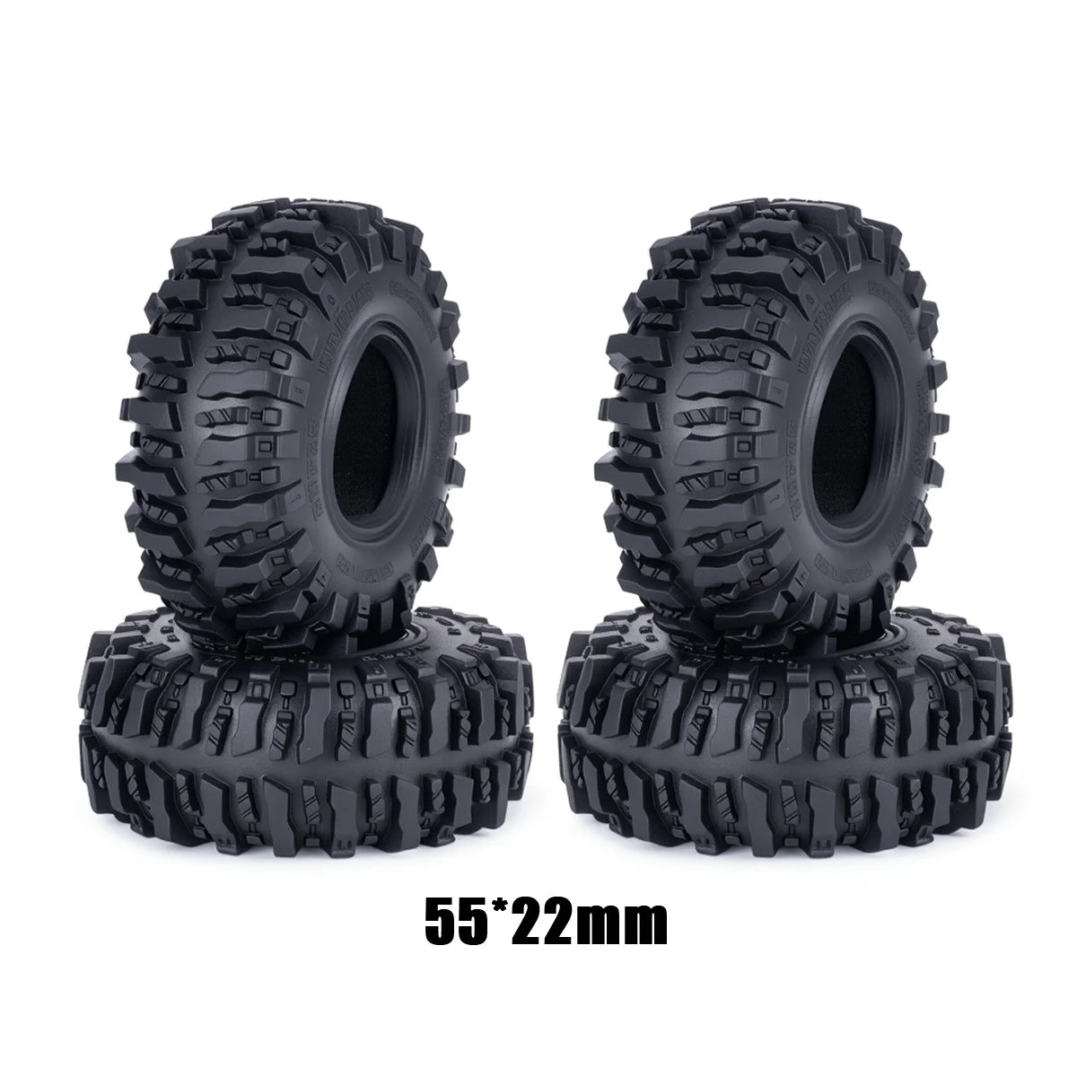 1.0in Sticky Soft RC Crawler Tyres 1/24 1/18 SCX24 FCX24 FCX18 TRX4M