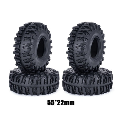 1.0in Sticky Soft RC Crawler Tyres 1/24 1/18 SCX24 FCX24 FCX18 TRX4M