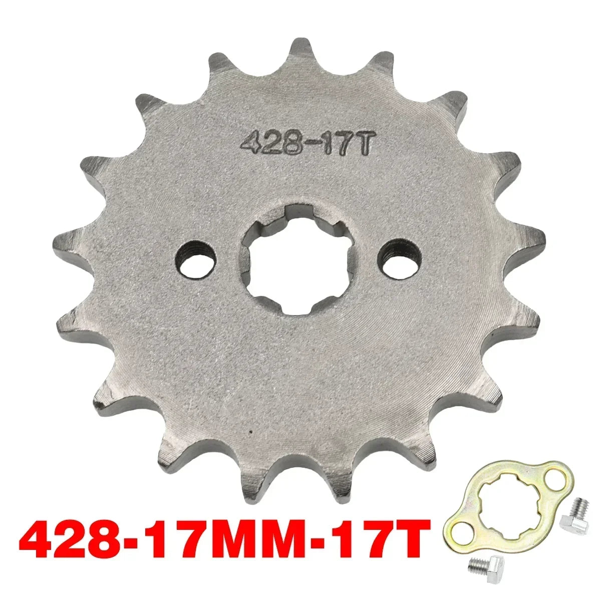 Chain 428# 17mm 20MM 10t 11T 12t 13T 14T 15t 16t 17T 18t 19T Motorcycle Sprocket