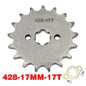 Chain 428# 17mm 20MM 10t 11T 12t 13T 14T 15t 16t 17T 18t 19T Motorcycle Sprocket