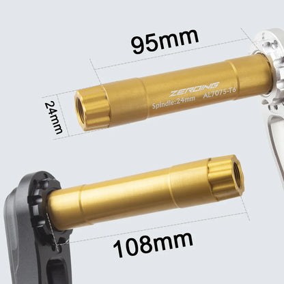 EVOSID 110BCD Road Bike Crankset Hollow Tech 165/175mm CNC Bolts