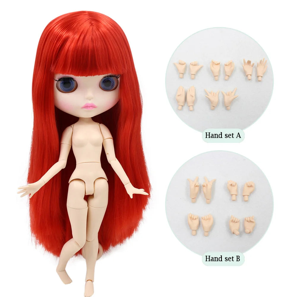 ICY DBS Blythe Factory Doll 1/6 BJD OB24 Ball Joint Body DIY Dress Up
