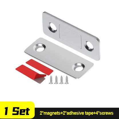 Ultra Thin Magnetic Door Catch Cabinet Latch 42mm x 18mm for Cupboard
