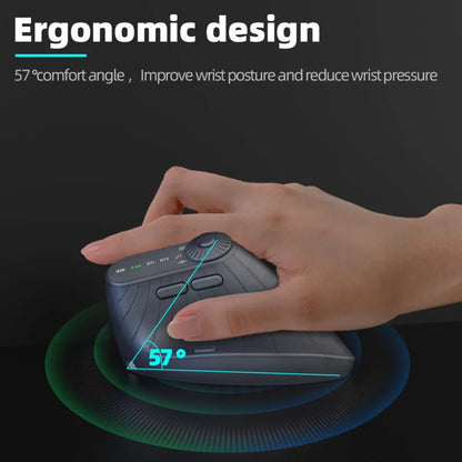 Wireless Vertical Mouse Rechargeable Ergonomic Optical Mice with Adjustment Knob