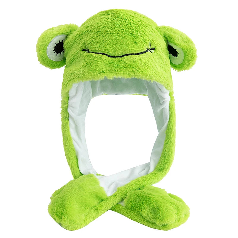 Funny Ear Hat Plush Rabbit Animal Cap for Party Teens Headwear