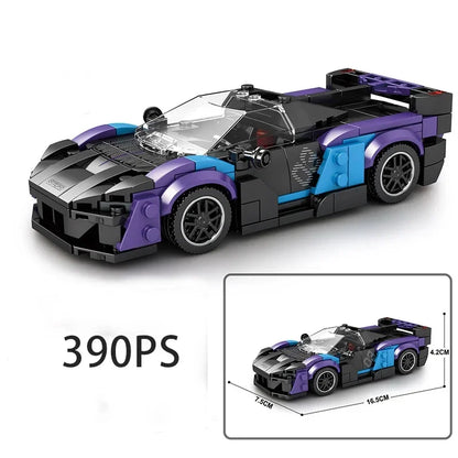 Car Series Building Blocks Model Sets Sports Racing Speed Champion DIY Educational Bricks Toys Boys Kids Adult Christmas Gifts-EXPROTAS