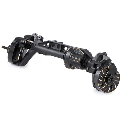 Black Brass Steering Knuckle Portal Cover Weights for Axial Capra SCX10 III