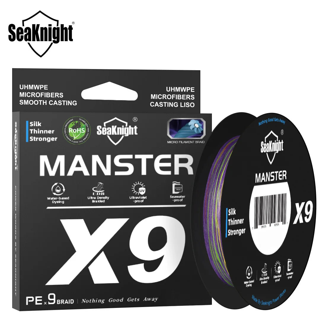 SeaKnight X9 Braided Fishing Line 150M 9-Strand PE Smooth Anti-UV Sea Line