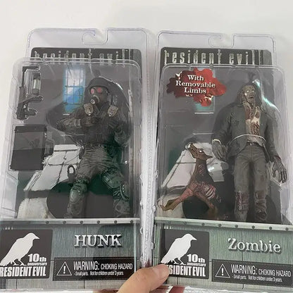 NECA Resident Evil Chris Redfield Hunk Zombie Majini Executioner Figure Set