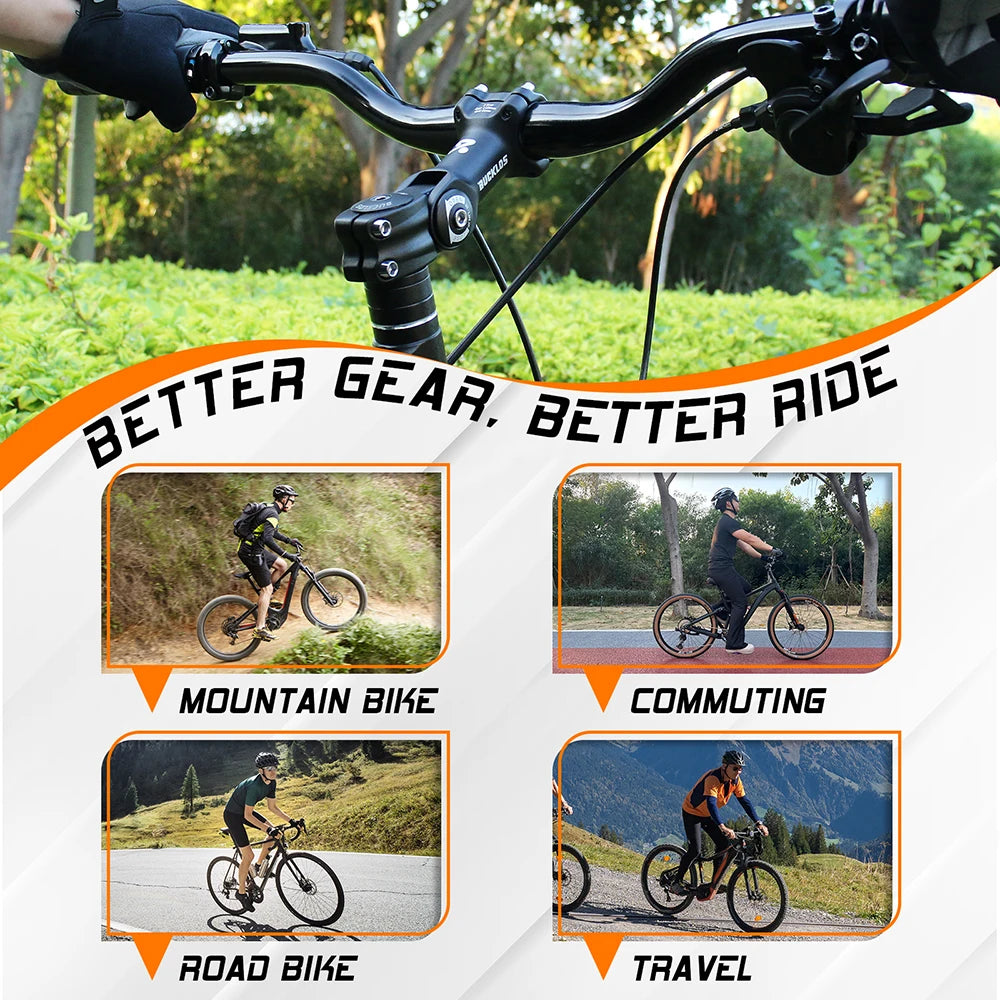 Adjustable MTB BMX Handlebar Stem BUCKLOS CNC Aluminium Bike Riser