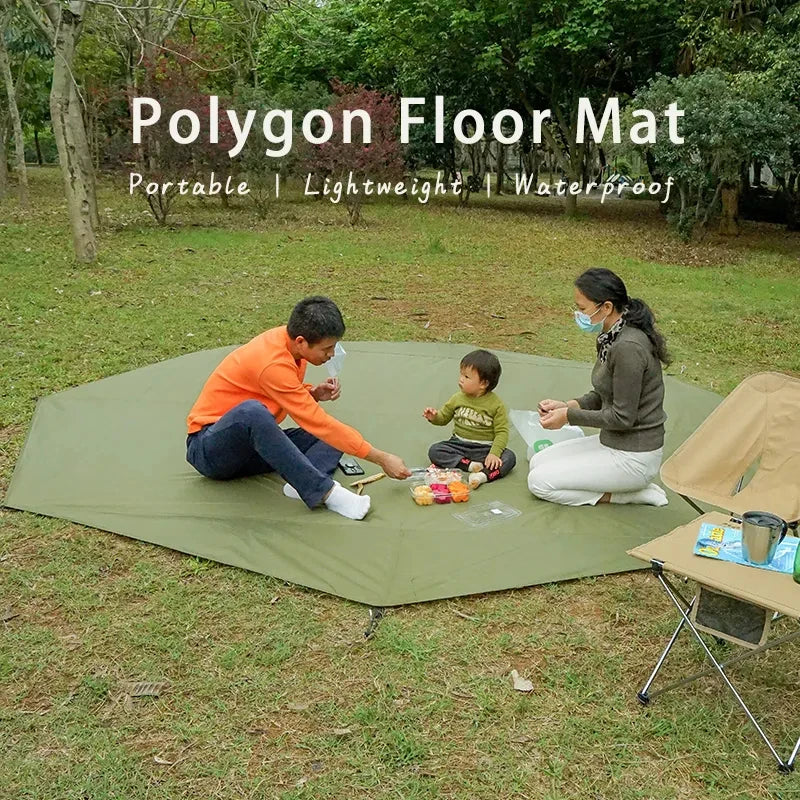 4.1x4.1m Large Waterproof Camping Ground Sheet Picnic Beach Mat