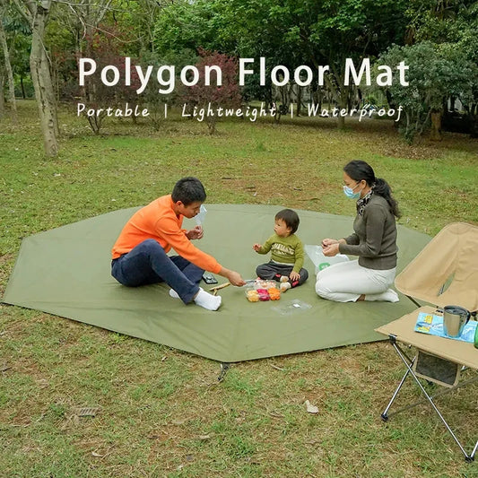 4.1x4.1m Large Waterproof Camping Ground Sheet Picnic Beach Mat