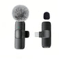 Type-C Port Professional Wireless Lavalier Microphone for Smartphones Plug Play