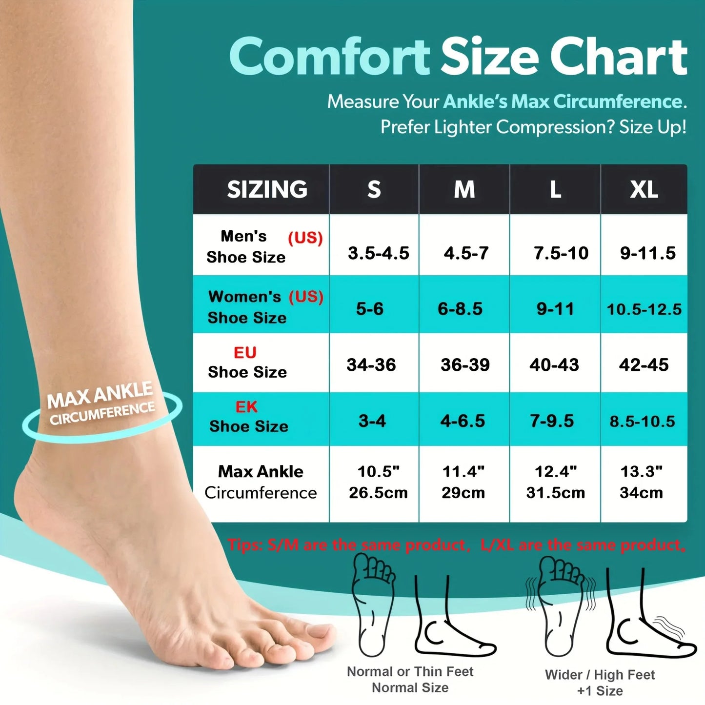1 Pair Ankle Compression Socks Arch Support Open Toe Foot Sleeves