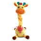 Dancing Talking Giraffe Toy Plush with 10 Songs Adjustable Volume Repeating
