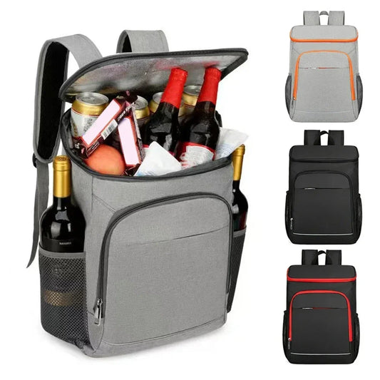 30L Insulated Cooler Backpack Leakproof Lunch Bag for Camping & Picnic